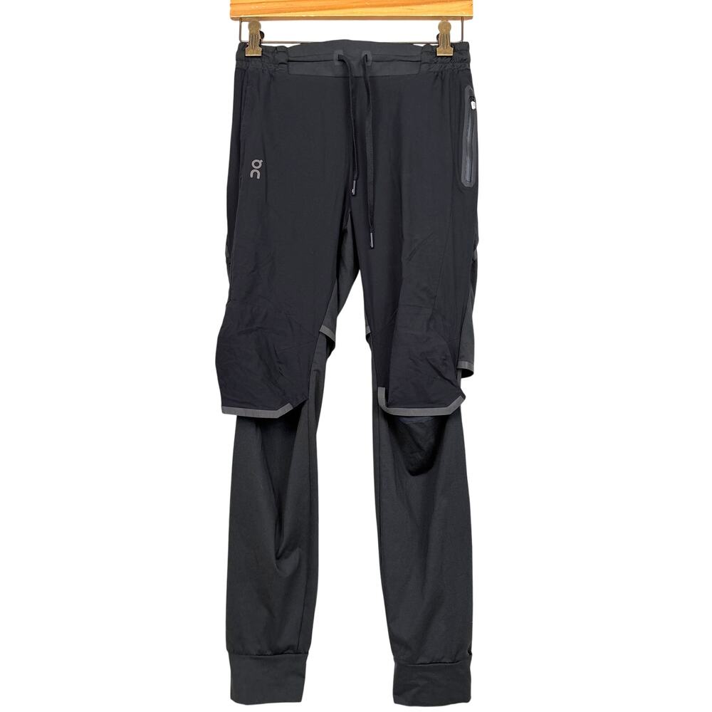 On Running Pants Women XS black Athletic Fit Cold Weather running casual pant